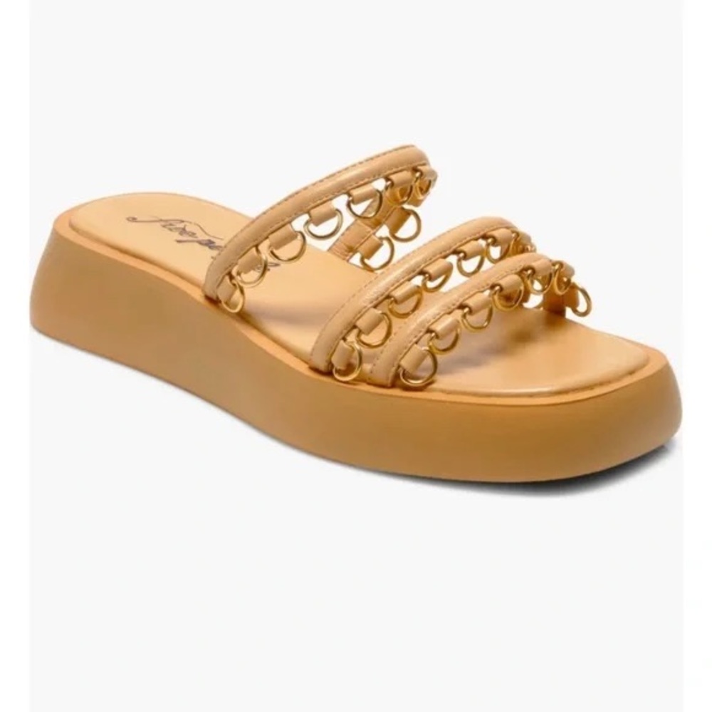 Free People Midas Touch Platform Sandal Size 7.5